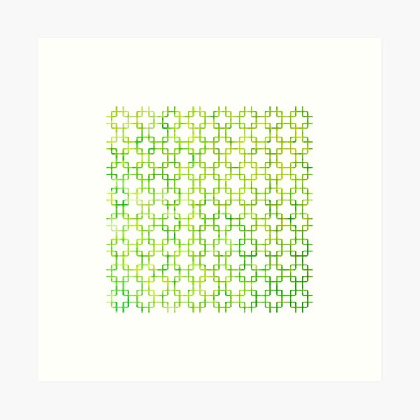 Item preview, Graphic Green Squares designed and sold by PaintedbyCarol.