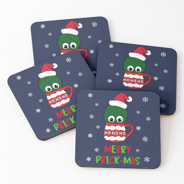 Artikelvorschau, Merry Prick Mas - Cactus With A Santa Hat In A Christmas Mug entworfen und verkauft von DreamCactus.