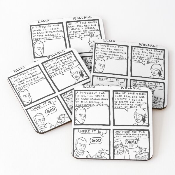 Item preview, Writer Fights: DFW vs. BEE designed and sold by reparrish.