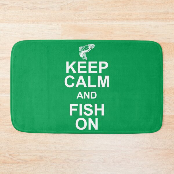 Item preview, Keep Calm And Fish On! designed and sold by flipper42.