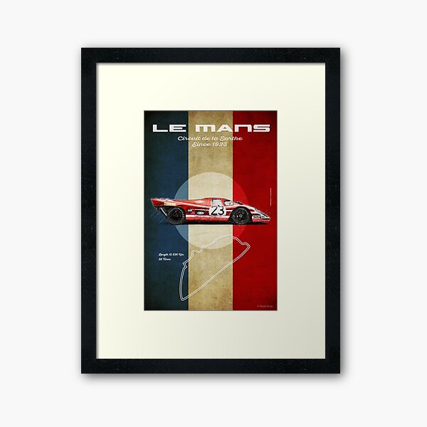 Le Mans Vintage 917 Salzburg Gerahmter Kunstdruck