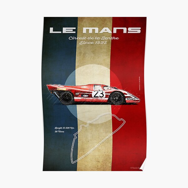 Le Mans Vintage 917 Salzburg Poster