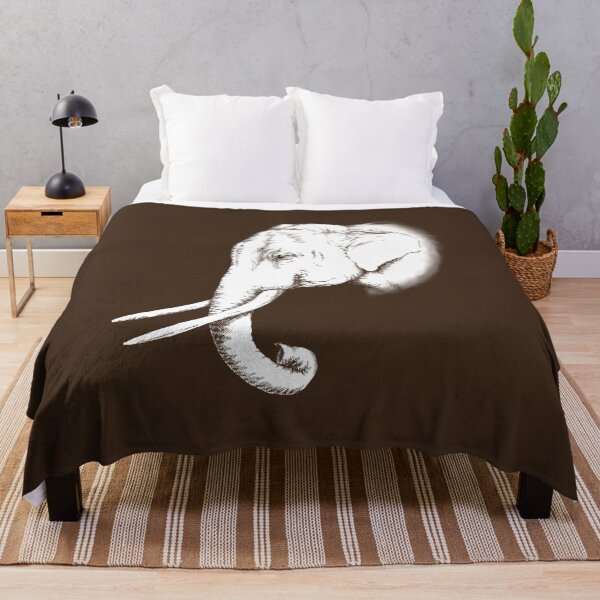 Item preview, Asian Elephant Portrait (dark background) designed and sold by MMMSdesigns.
