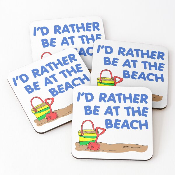 Item preview, Rather Be At The Beach Cartoon Pail And Shovel Child designed and sold by jaycartoonist.
