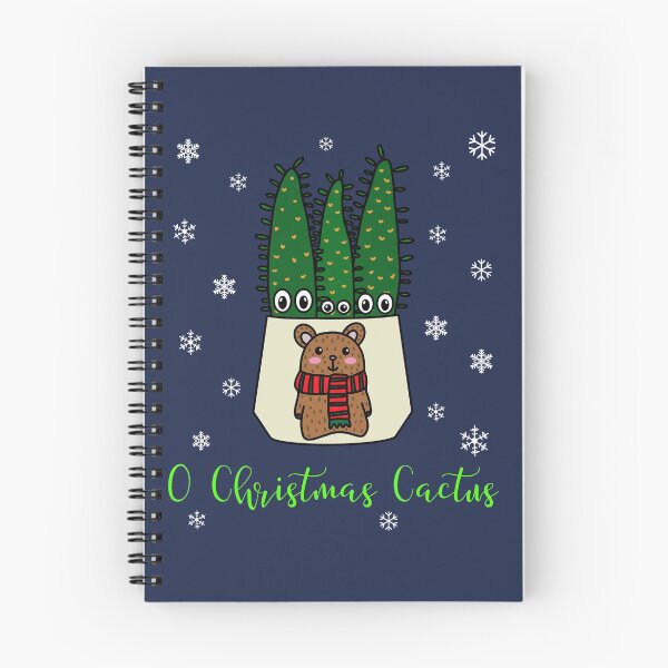 Artikelvorschau, O Christmas Cactus - Eves Pin Cacti In Christmas Bear Pot entworfen und verkauft von DreamCactus.
