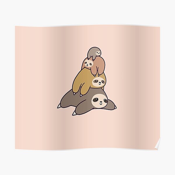 Chibi Animals Posters Redbubble