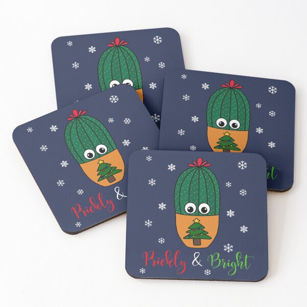 Artikelvorschau, Prickly And Bright - Cactus In Christmas Tree Pot entworfen und verkauft von DreamCactus.