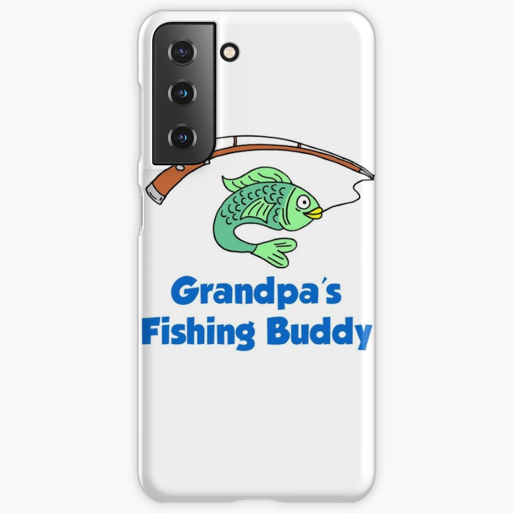 Grandpa's Fishing Buddy Cartoon Fish Grandchild Sticker for Sale by  jaycartoonist