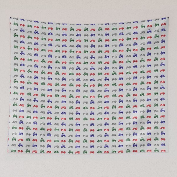 Item preview, Tractor Pattern Red Green Blue Grey | Grey designed and sold by SJ Designs.