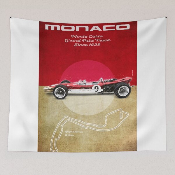 Aperçu de l'œuvre Monaco Racetrack Vintage créée et vendue par Theodor Decker.