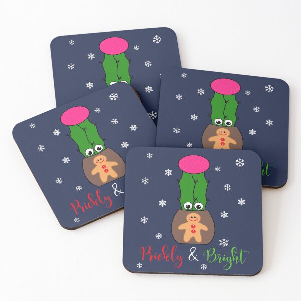Item preview, Prickly And Bright - Hybrid Cactus In Gingerbread Man Pot designed and sold by DreamCactus.
