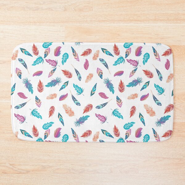 Item preview, Colorful Boho Feather pattern designed and sold by SweetCoolVibes.
