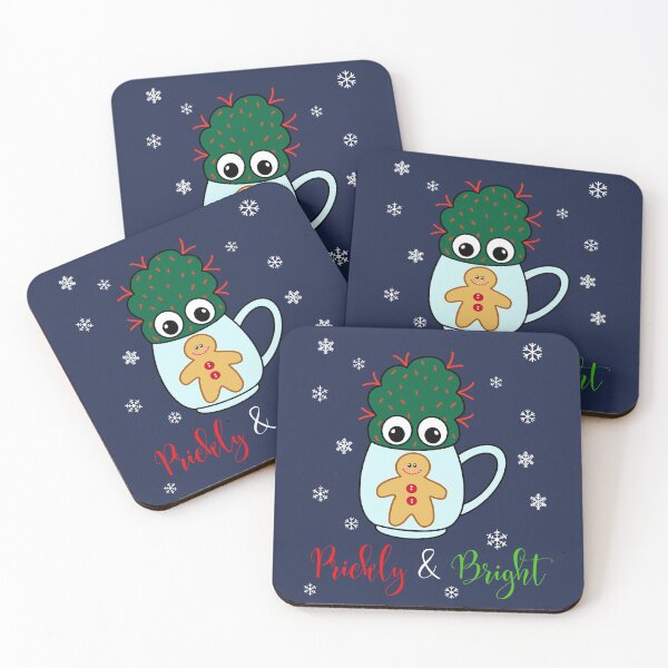Item preview, Prickly And Bright - Small Cactus With Red Spikes In Christmas Mug designed and sold by DreamCactus.