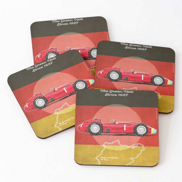 Item preview, Nürburgring Vintage Ferrari Fangio designed and sold by Theodor Decker.