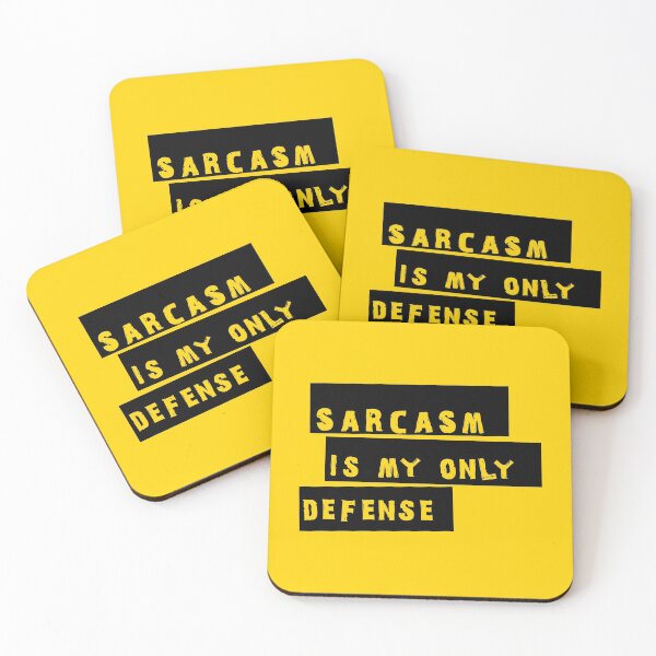 Item preview, Sarcasm is my only defence  designed and sold by blurbox.