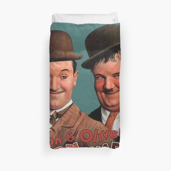 STAN & OLIVER. Laurel and Hardy. Movie Poster. Duvet Cover