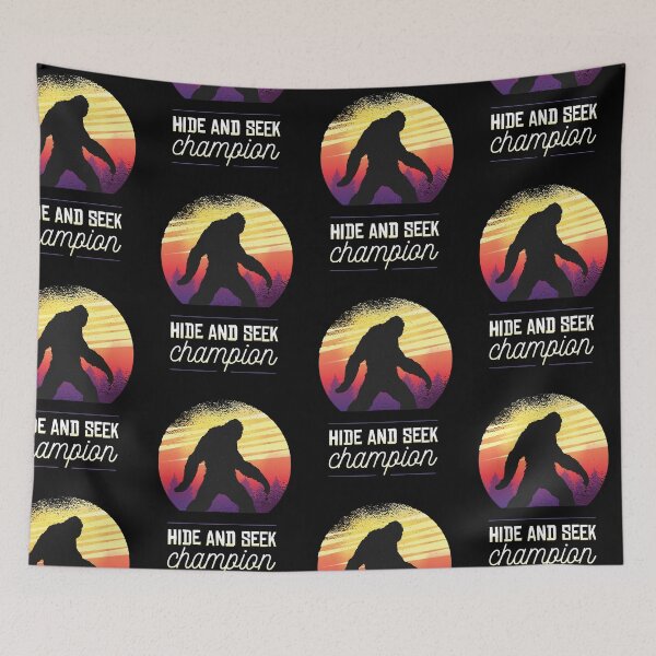 Item preview, bigfoot hide and seek champion funny quote  designed and sold by pirminio.