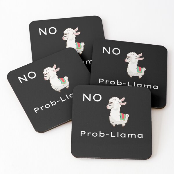 Item preview, No Prob-Llama Funny Llama  designed and sold by SparkleLiveLife.