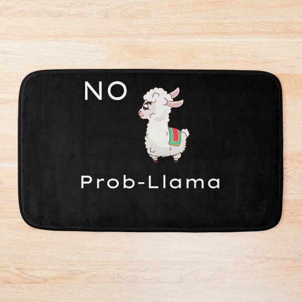 Item preview, No Prob-Llama Funny Llama  designed and sold by SparkleLiveLife.