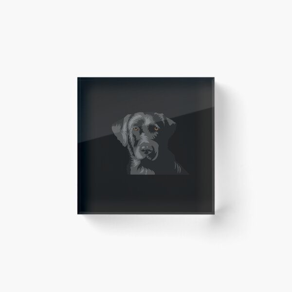 Artikelvorschau, Eine schwarze Labrador-Porträtillustration entworfen und verkauft von Gerald Waters.