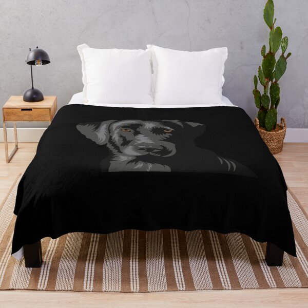 Item preview, A Black Labrador portrait illustration designed and sold by Gerald Waters.