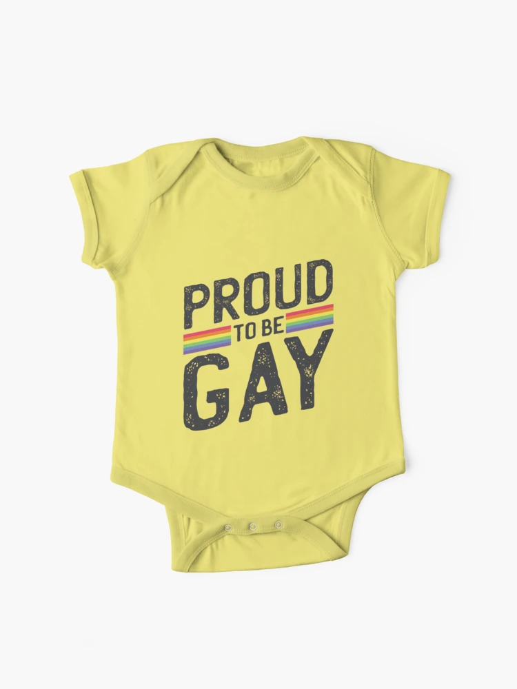 proud gay  Baby One-Piece by pirminio