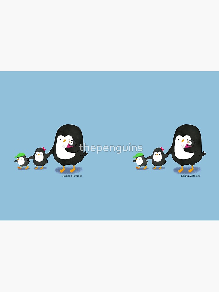Penguin Dad and three kids by thepenguins
