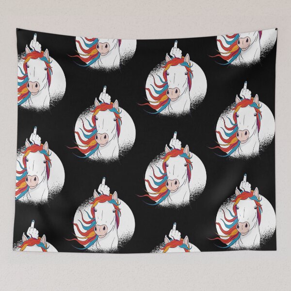 Item preview, unicorn middle finger  designed and sold by pirminio.