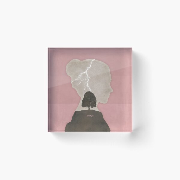Charlotte Brontë "Jane Eyre", Acrylic Block