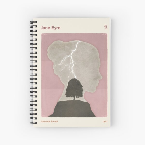 Item preview, Jane Eyre, Charlotte Brontë Literary Art for Book Lovers designed and sold by RedHillPrints.