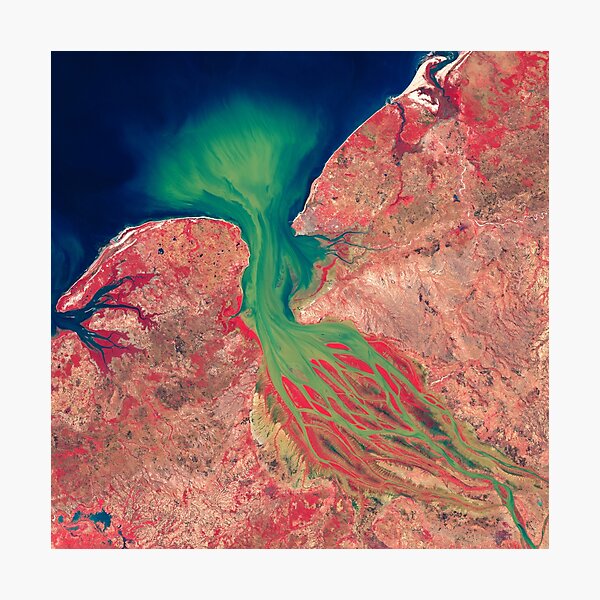 Betsiboka river estuary, Madagascar Photographic Print