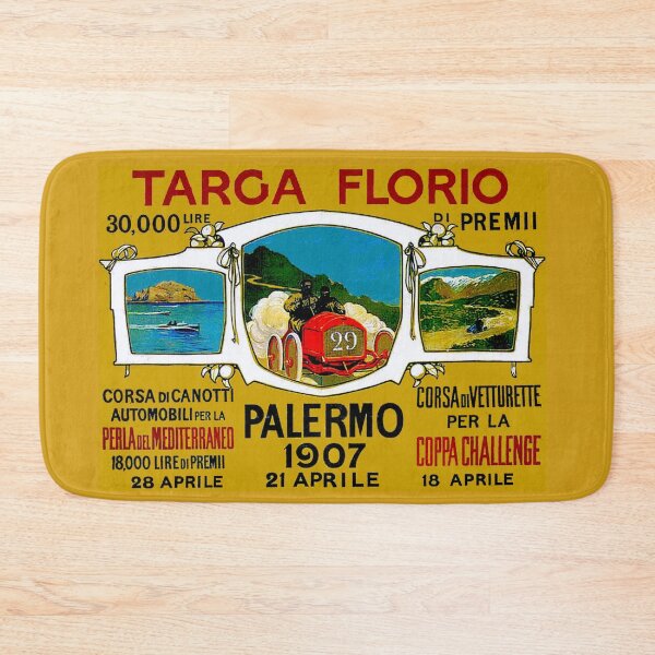 Item preview, TARGA FLORIO: Vintage Palermo Auto Racing Print designed and sold by posterbobs.