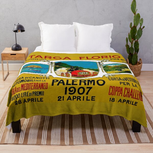 Item preview, TARGA FLORIO: Vintage Palermo Auto Racing Print designed and sold by posterbobs.