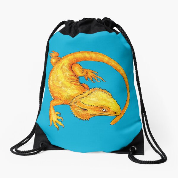 Bearded dragon Drawstring Bag