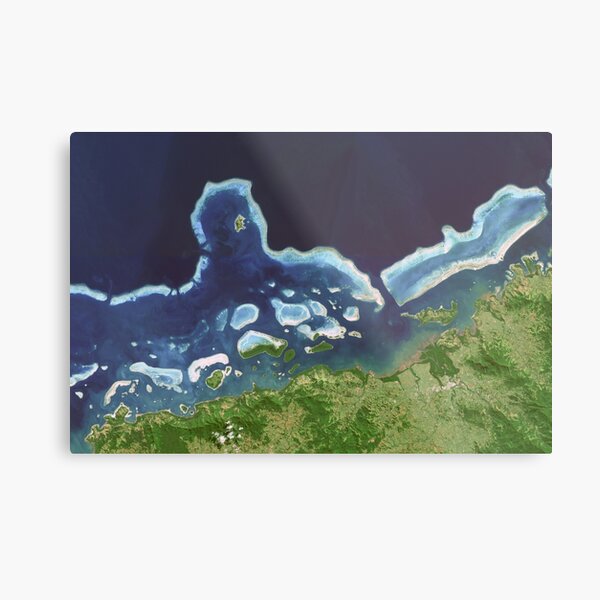 Fiji Islands reefs Metal Print