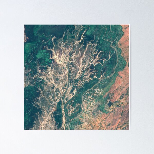 Item preview, Niger river inland delta in Mali designed and sold by Intrepix.