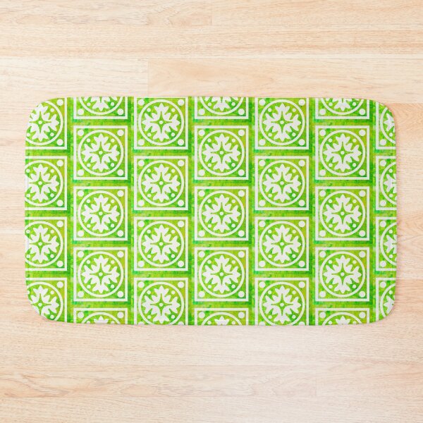 Item preview, Graphic Lime Green Tile designed and sold by PaintedbyCarol.