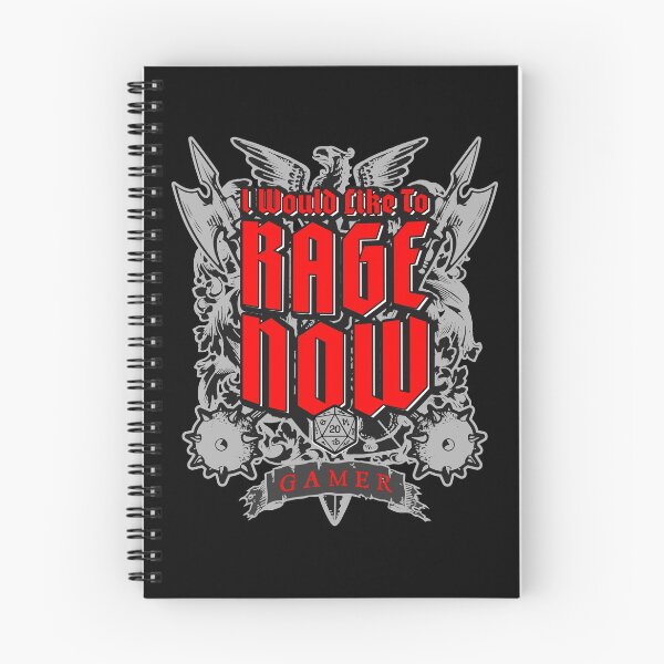Item preview, I Would Like To Rage Now Barbarian RPG Gamer D20 Dice designed and sold by GrandeDuc.