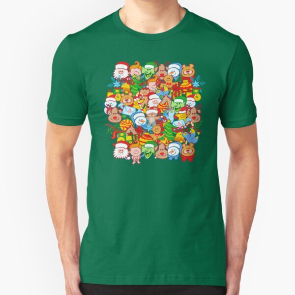Everyone is here for Christmas to have fun and celebrate big! Slim Fit T-Shirt
