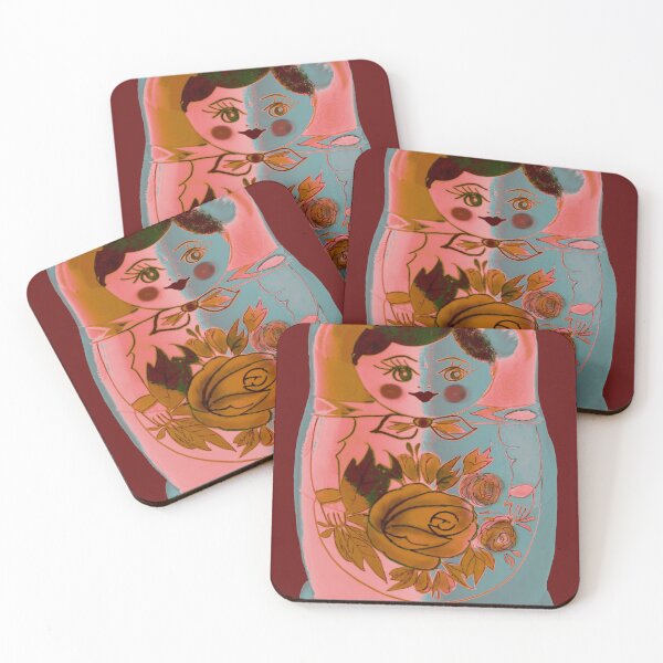 Item preview, Pop Art Matryoshka on Rusty Plum designed and sold by SaltCitySage.