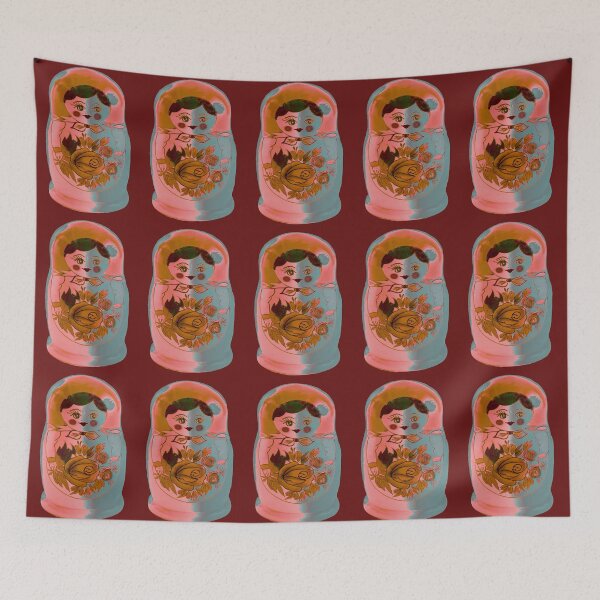 Item preview, Pop Art Matryoshka on Rusty Plum designed and sold by SaltCitySage.