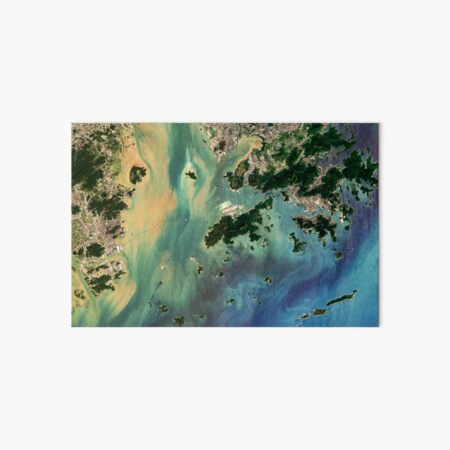 Hong Kong and Macao Art Board Print