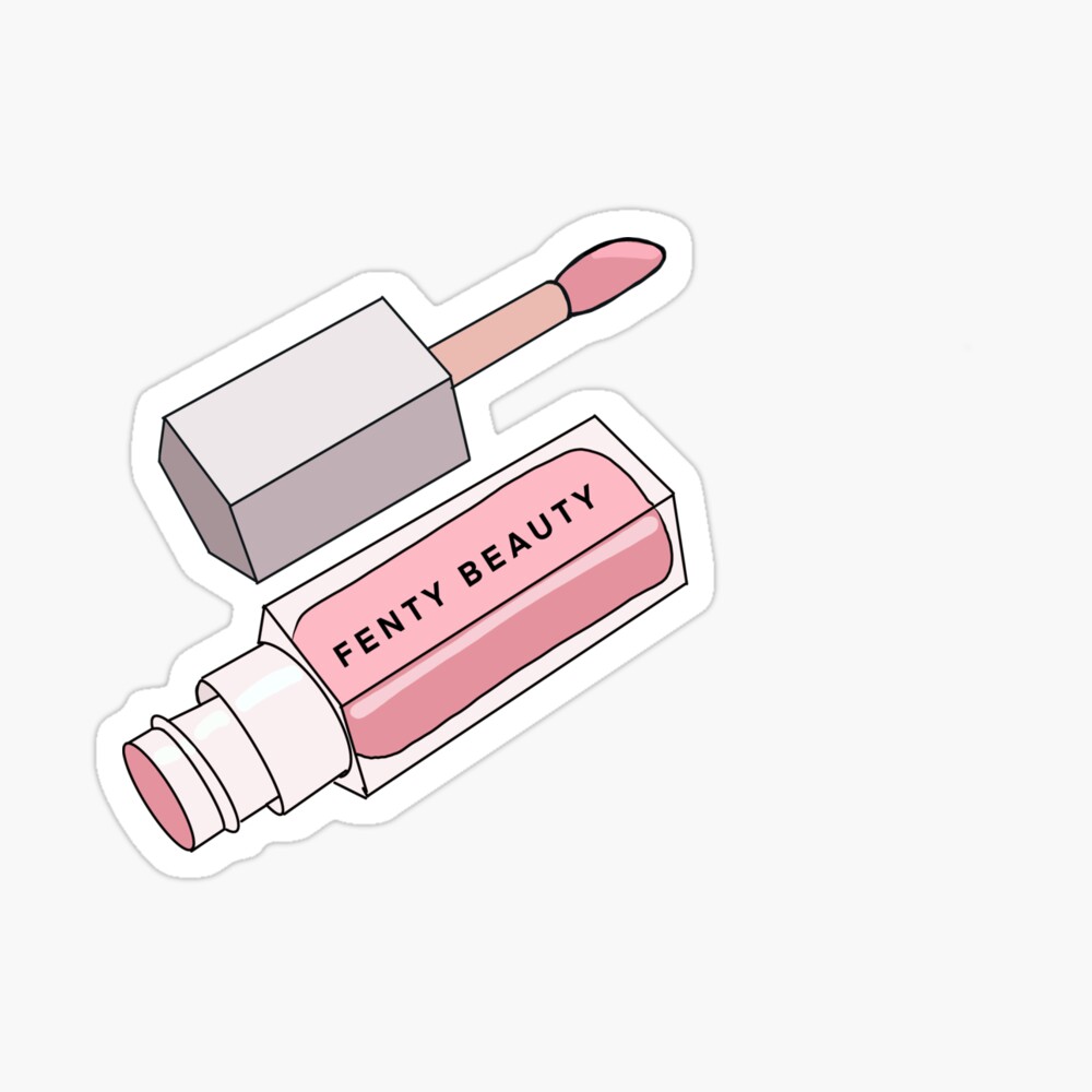 Rihanna's Fenty Beauty Lipgloss in pink