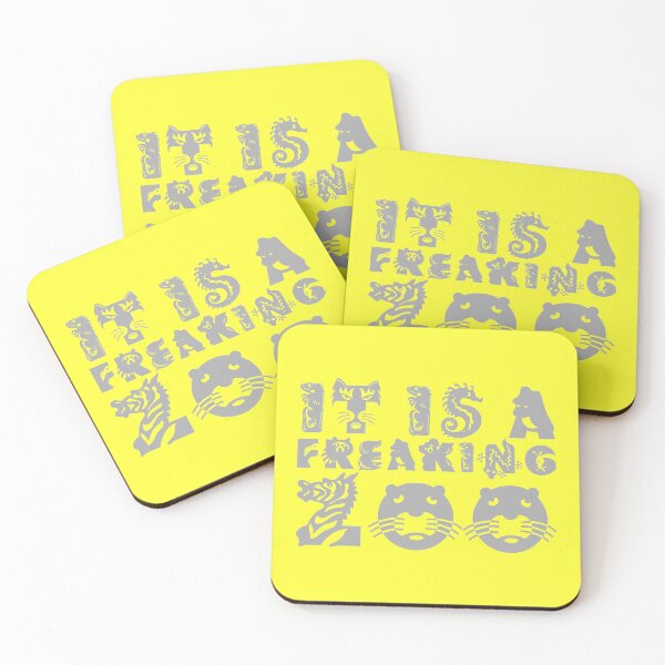 Item preview, IT IS A FREAKING ZOO gray design designed and sold by robertkask.