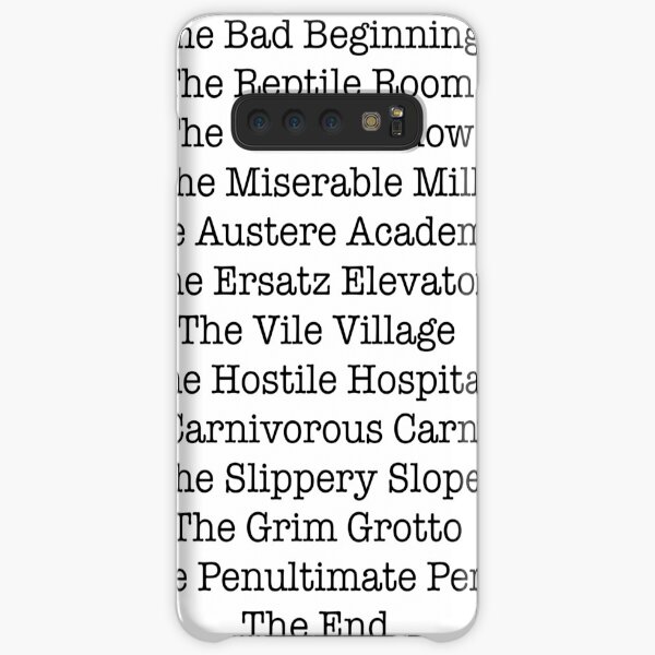A Series of Unfortunate Events Samsung Galaxy Snap Case