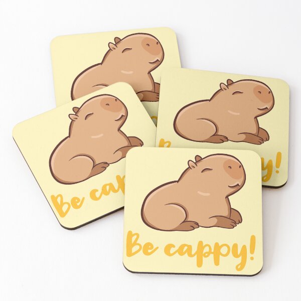 Item preview, Cute Capybara, be cappy! Like a capybara, capy designed and sold by manydoodles.