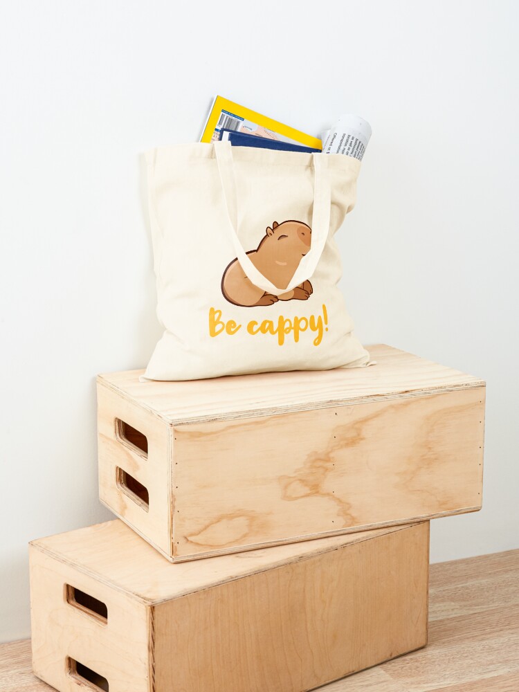 Pegatina for Sale con la obra «¡Carpincho lindo, sé cappy! Como un  capibara, capy» de manydoodles