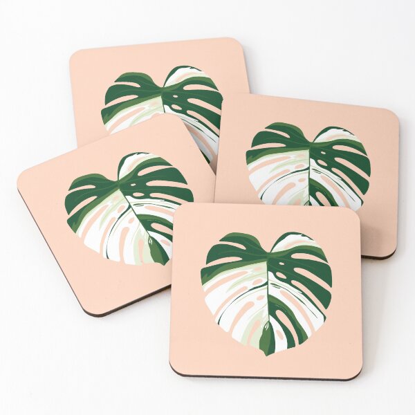 Item preview, Monstera Variegata - illustration designed and sold by Martina-Ludewig.