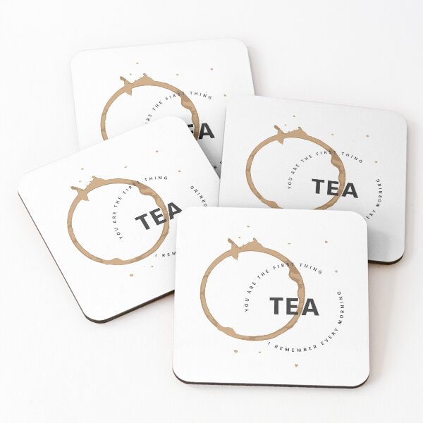 Item preview, TEA Funny Quote Simple Typography Print Design designed and sold by Sadaf F K..
