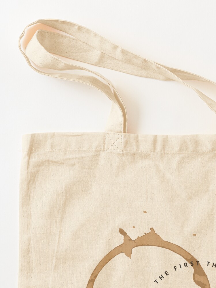 Thumbnail 3 of 5, Tote Bag, TEA Funny Quote Simple Typography Print Design designed and sold by sadaffk.